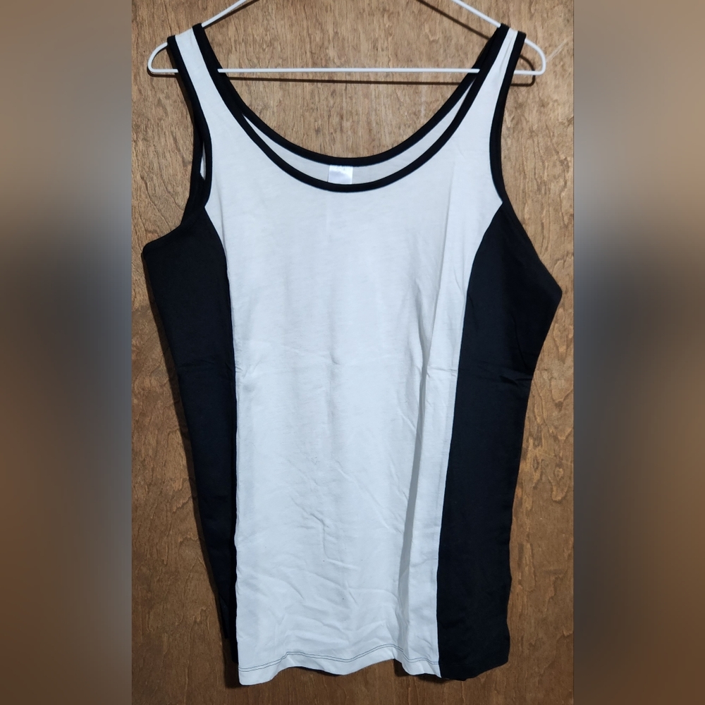 Colorblock Tank Top, NEW, sz XL